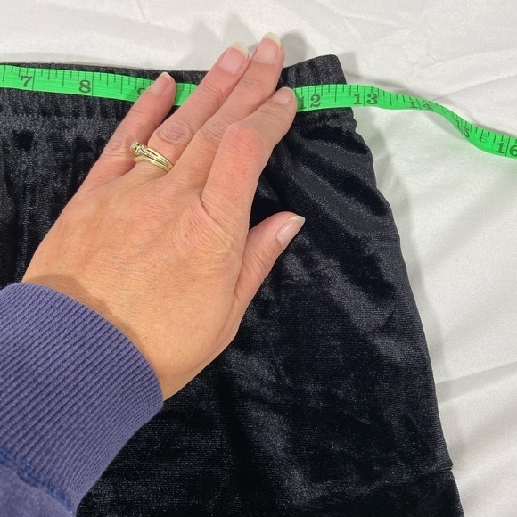 Bob Mackie Women’s Wearable Art Midi Skirt Size XXS Black Burnout Velvet Goth - Picture 6 of 9